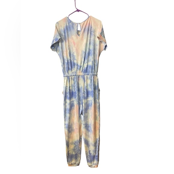 NWOT unbranded tye dye one piece short sleeved jumper - Picture 3 of 5